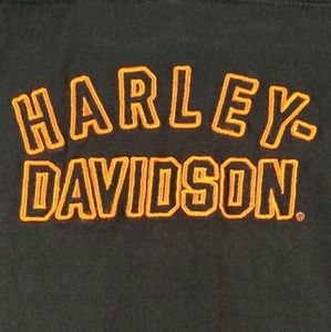 Harley Davidson Women's XL Black Vented Sleeves